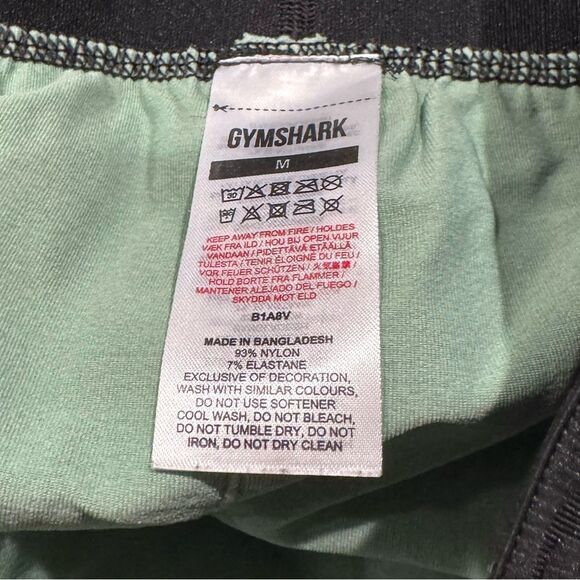 Gymshark Vision Leggings Mint Green Athletic Women’s Medium - Picture 2 of 3